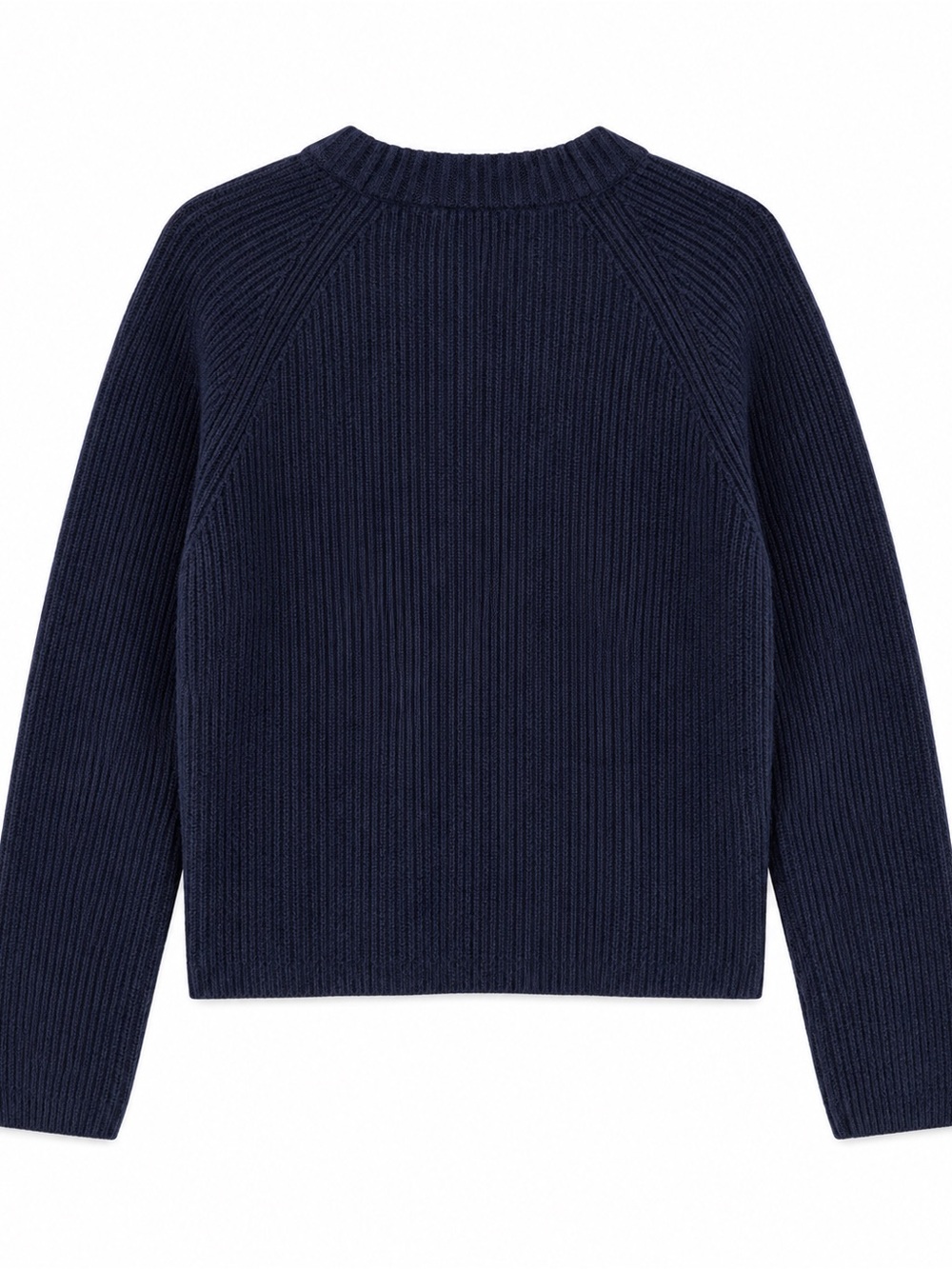 Quince Fisherman Crewneck Sweater Womens M Navy Excellent Mongolian Cashmere - Picture 3 of 7